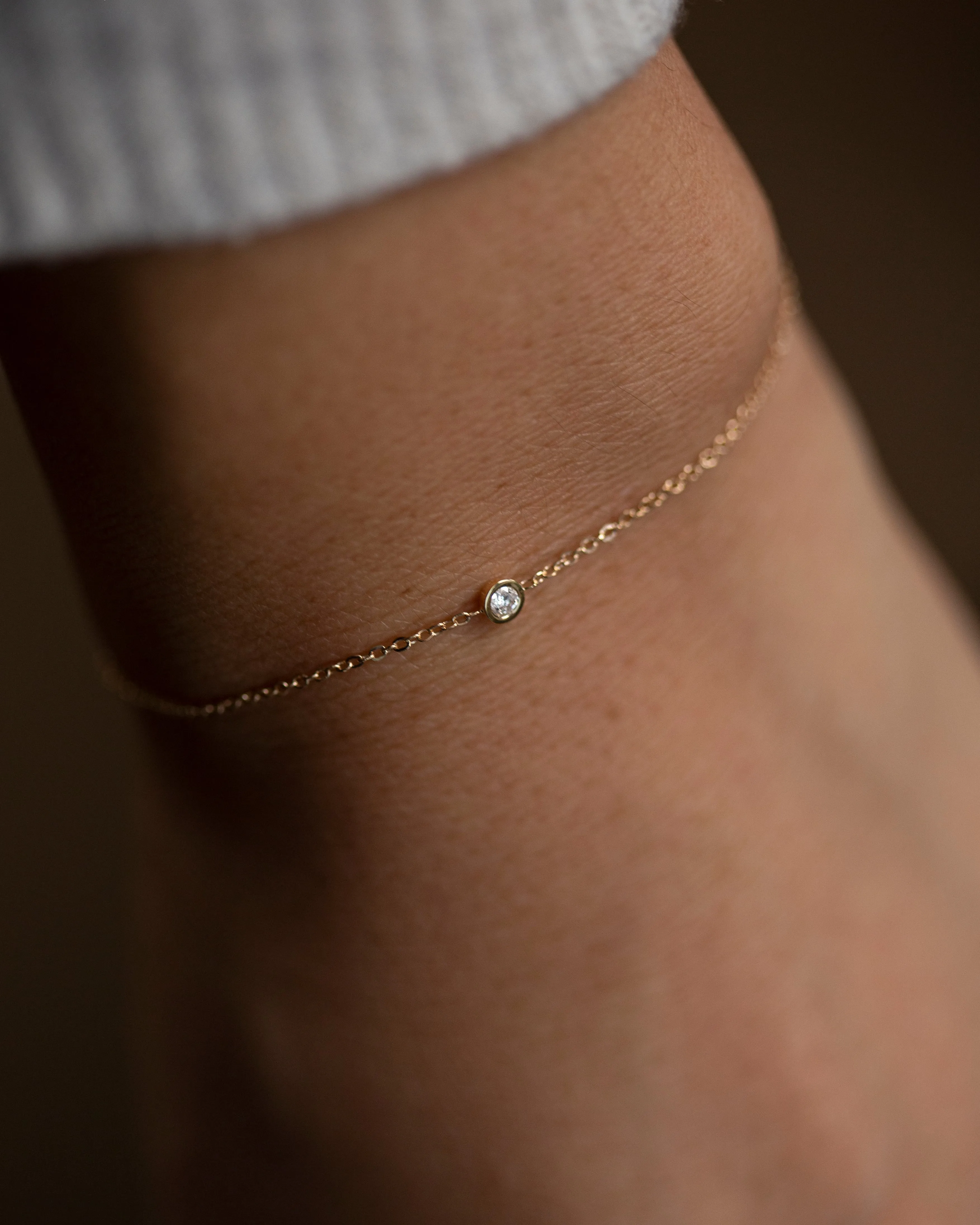 14k Birthstone Bracelet