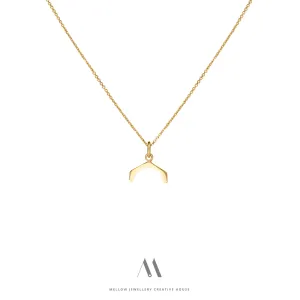 14k solid gold necklace N4/Au018