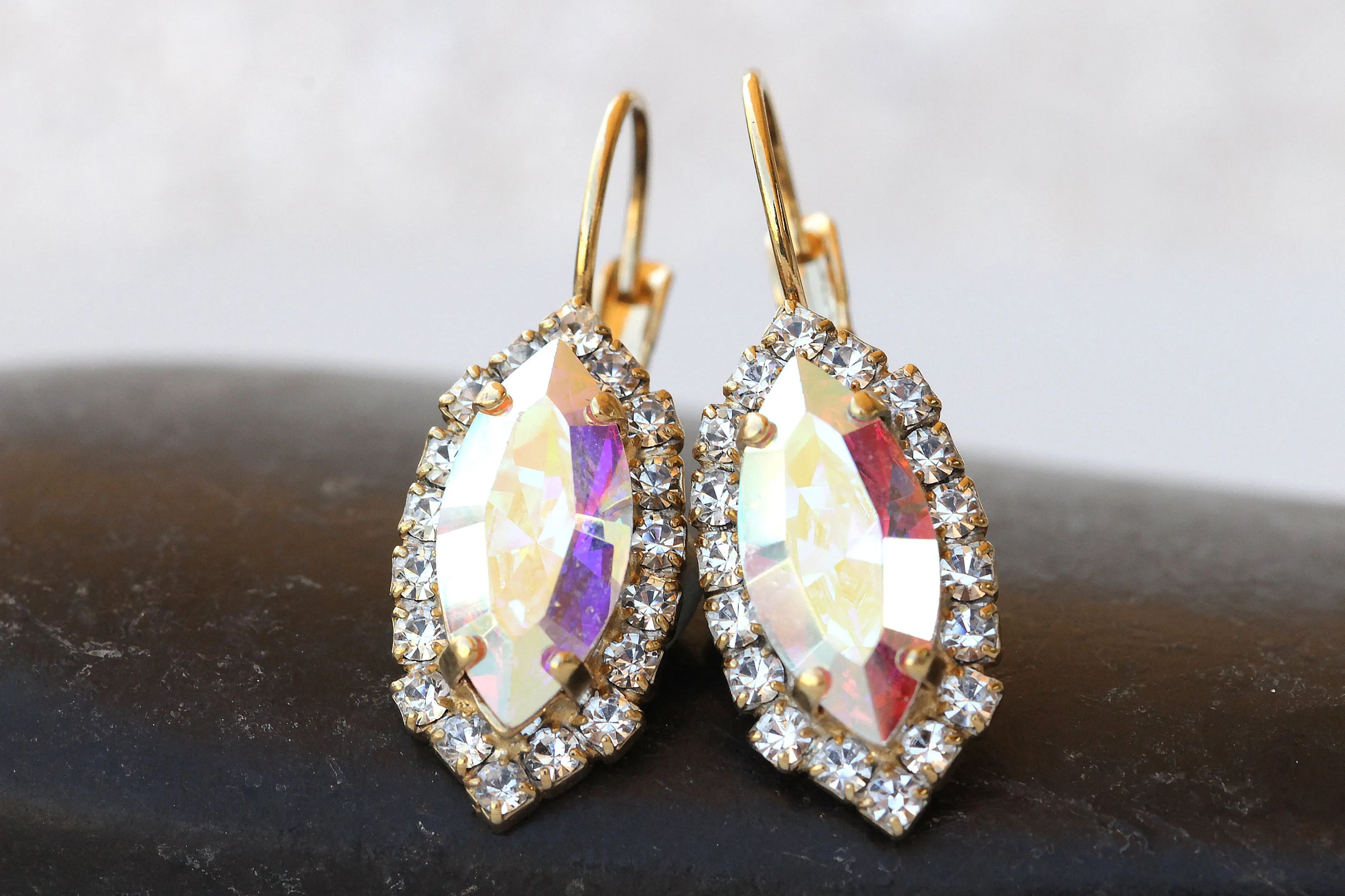 AB CRYSTAL Drop Earrings