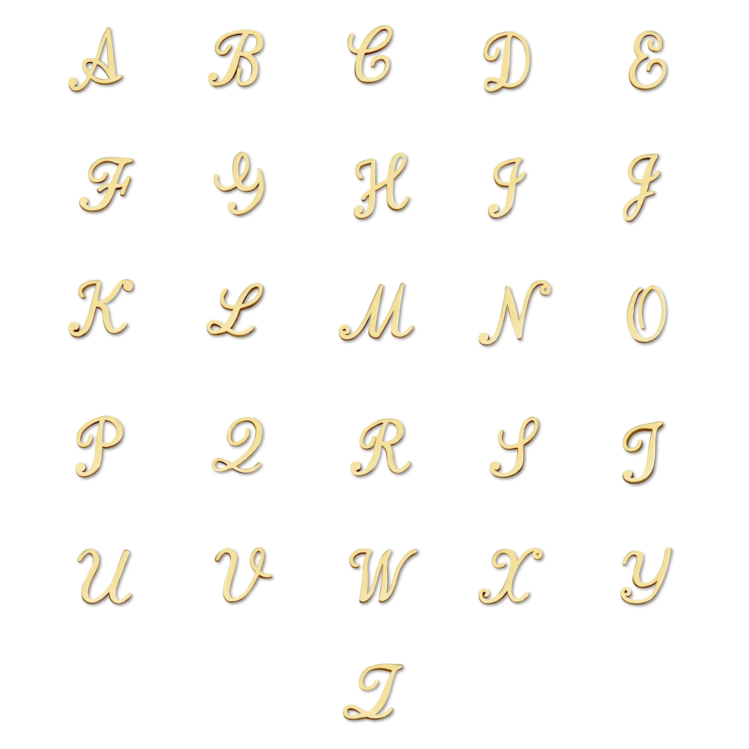 AMELIA SCRIPT INITIAL STUD SINGLES