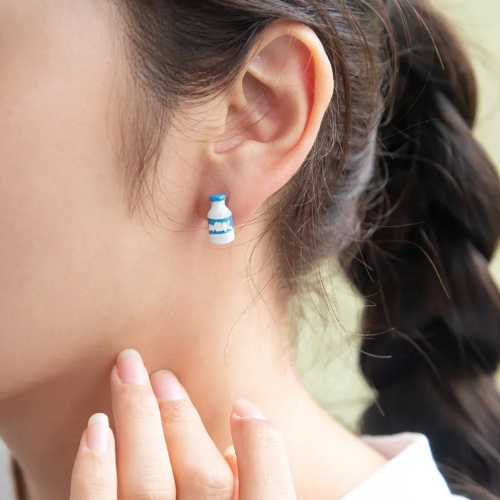 Anpan and Milk Asymmetrical Studs