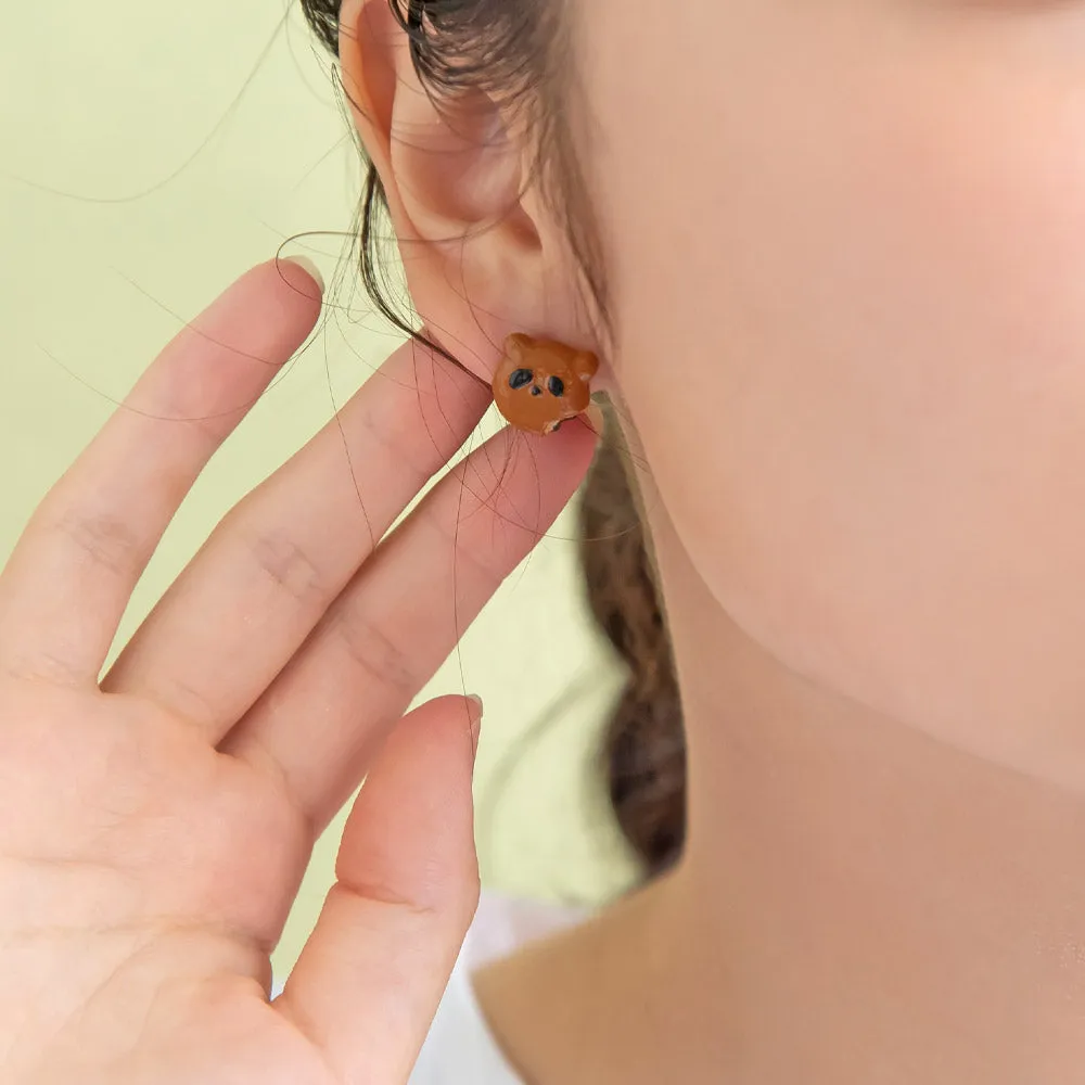 Anpan and Milk Asymmetrical Studs