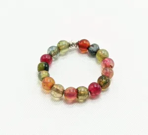 Bloodstone Bead Ring