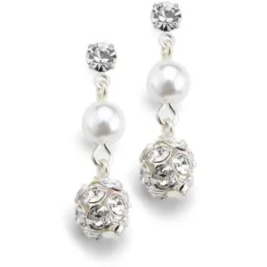 Carina Colored Pearl Earrings