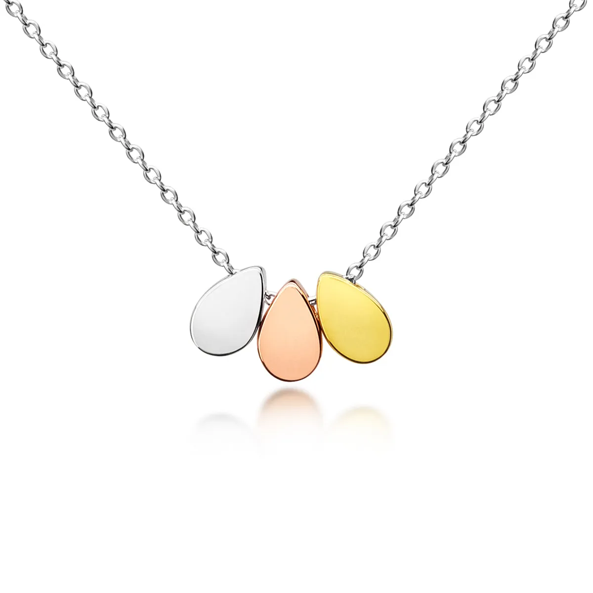 Children's Three Floating Drops - Sterling Silver