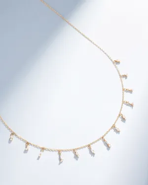 Classic Diamond Drop Necklace