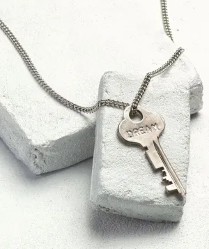 Classic Key Necklace in Silver