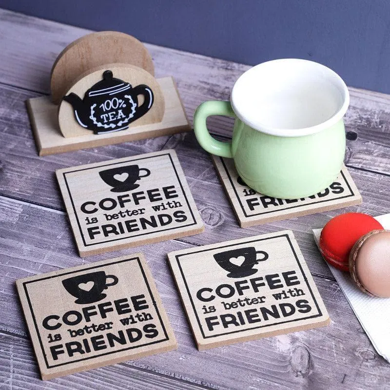 Coffee Alarm Coaster - Set Of Six