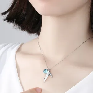 Creative Clavicle Necklace Fish Tail Pendant