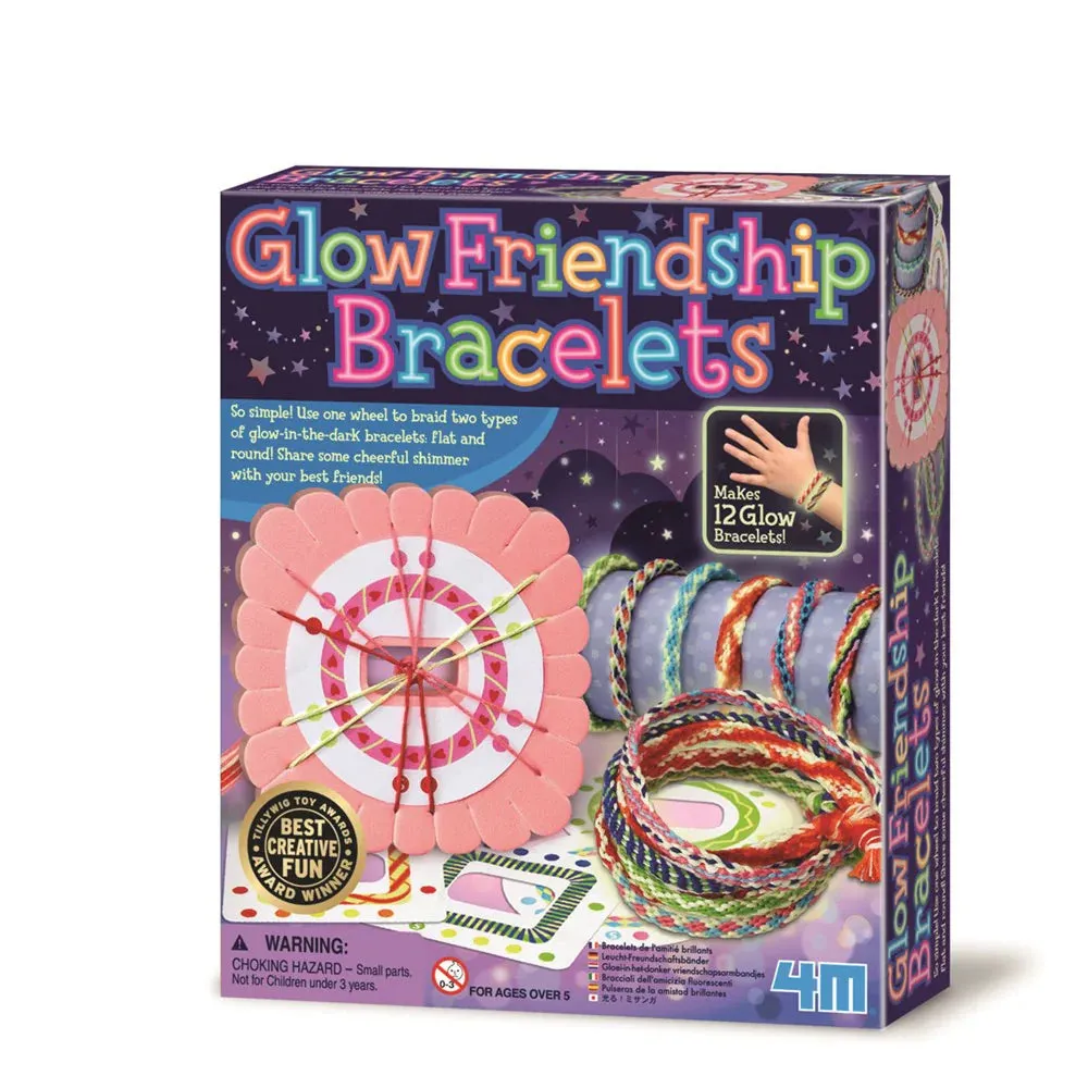 Creative Craft Glow Friendship Bracelets Art and craft for kids 5yrs 