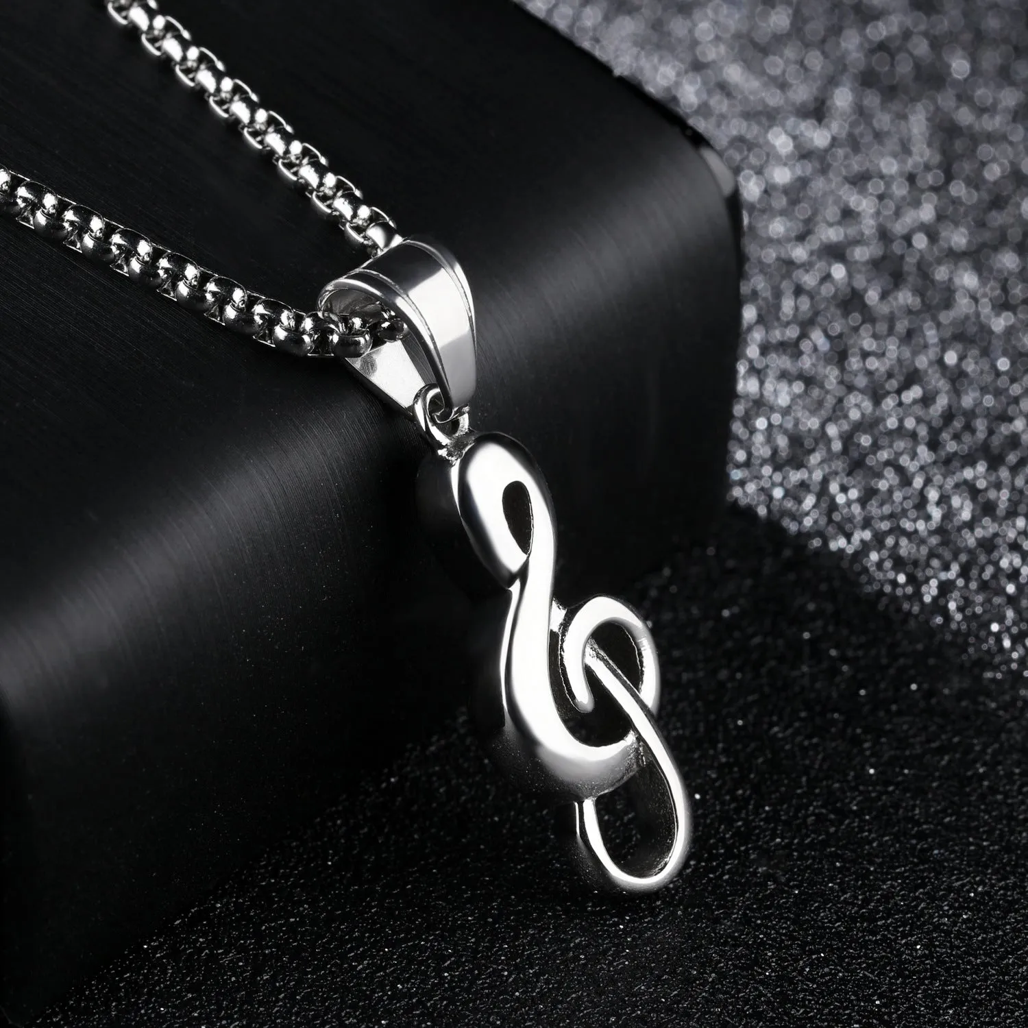 creative music notation necklace musical note pendant necklace