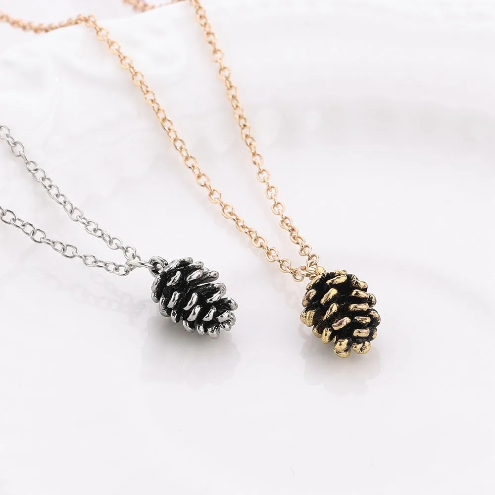 Creative Pine Nut Pendant Simple Sweater Chain Manufacturer Jewelry