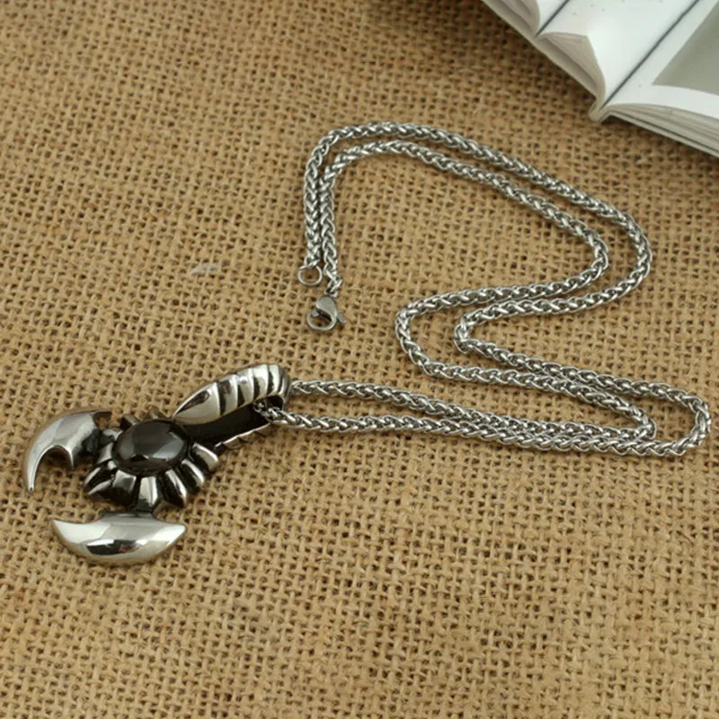 Creative Rock Fashion Accessories  Men's Scorpion Necklace