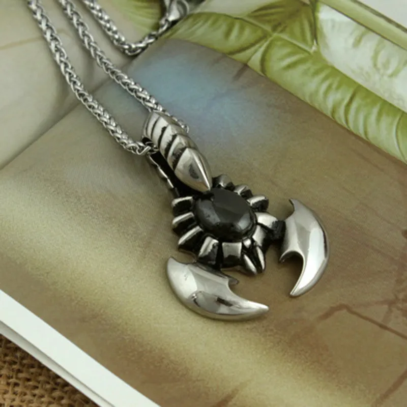 Creative Rock Fashion Accessories  Men's Scorpion Necklace