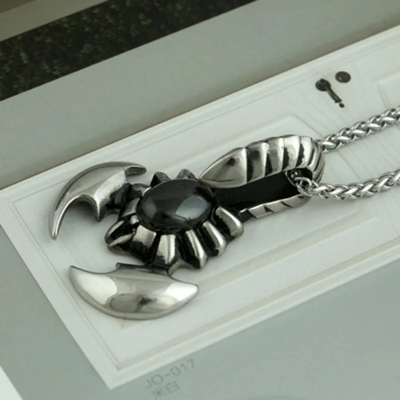 Creative Rock Fashion Accessories  Men's Scorpion Necklace