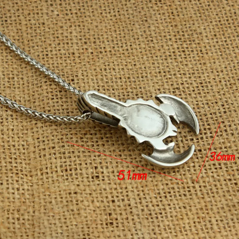 Creative Rock Fashion Accessories  Men's Scorpion Necklace