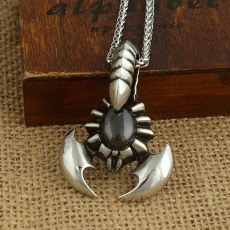 Creative Rock Fashion Accessories  Men's Scorpion Necklace