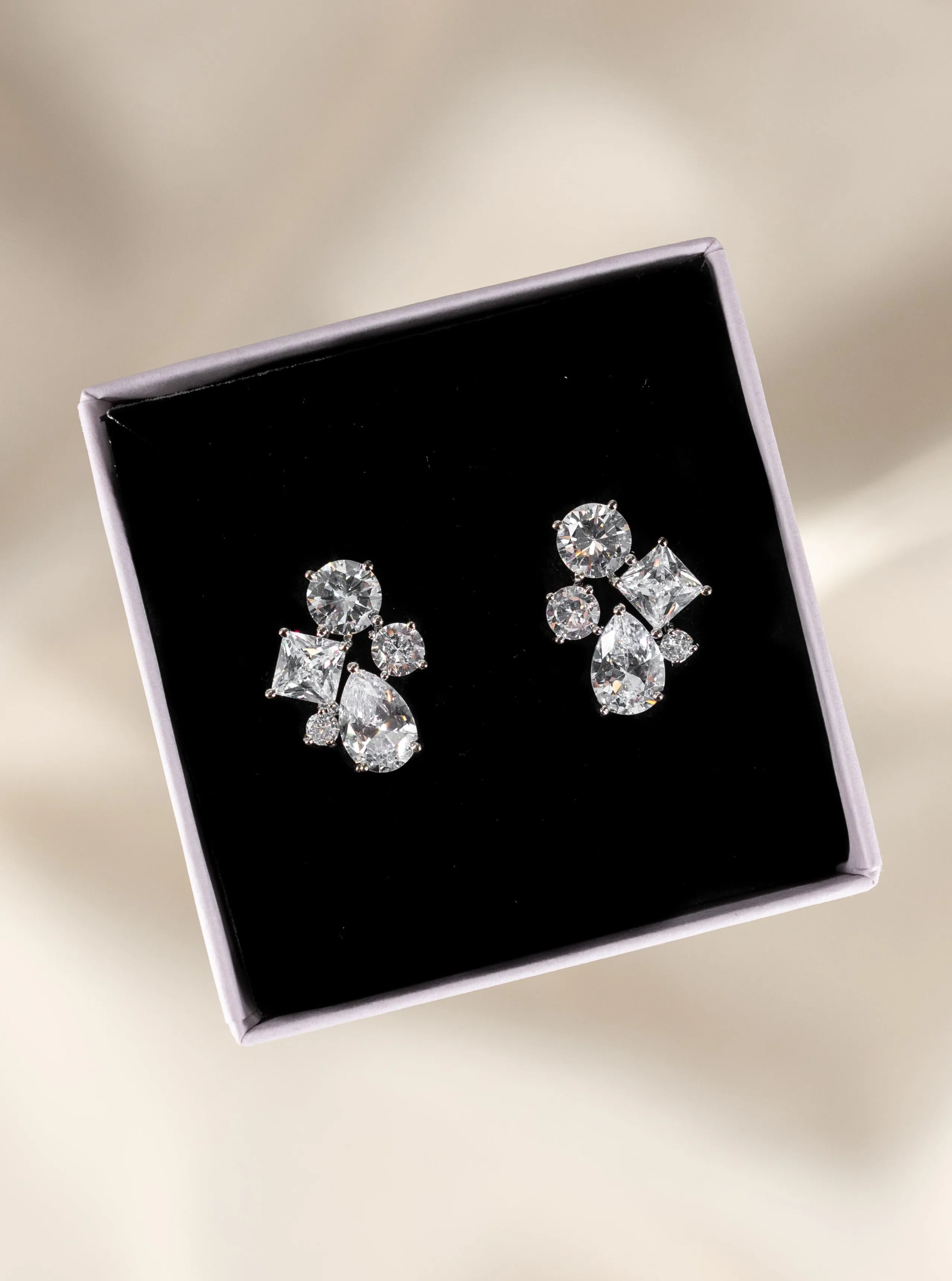 Crystal Stud Earrings