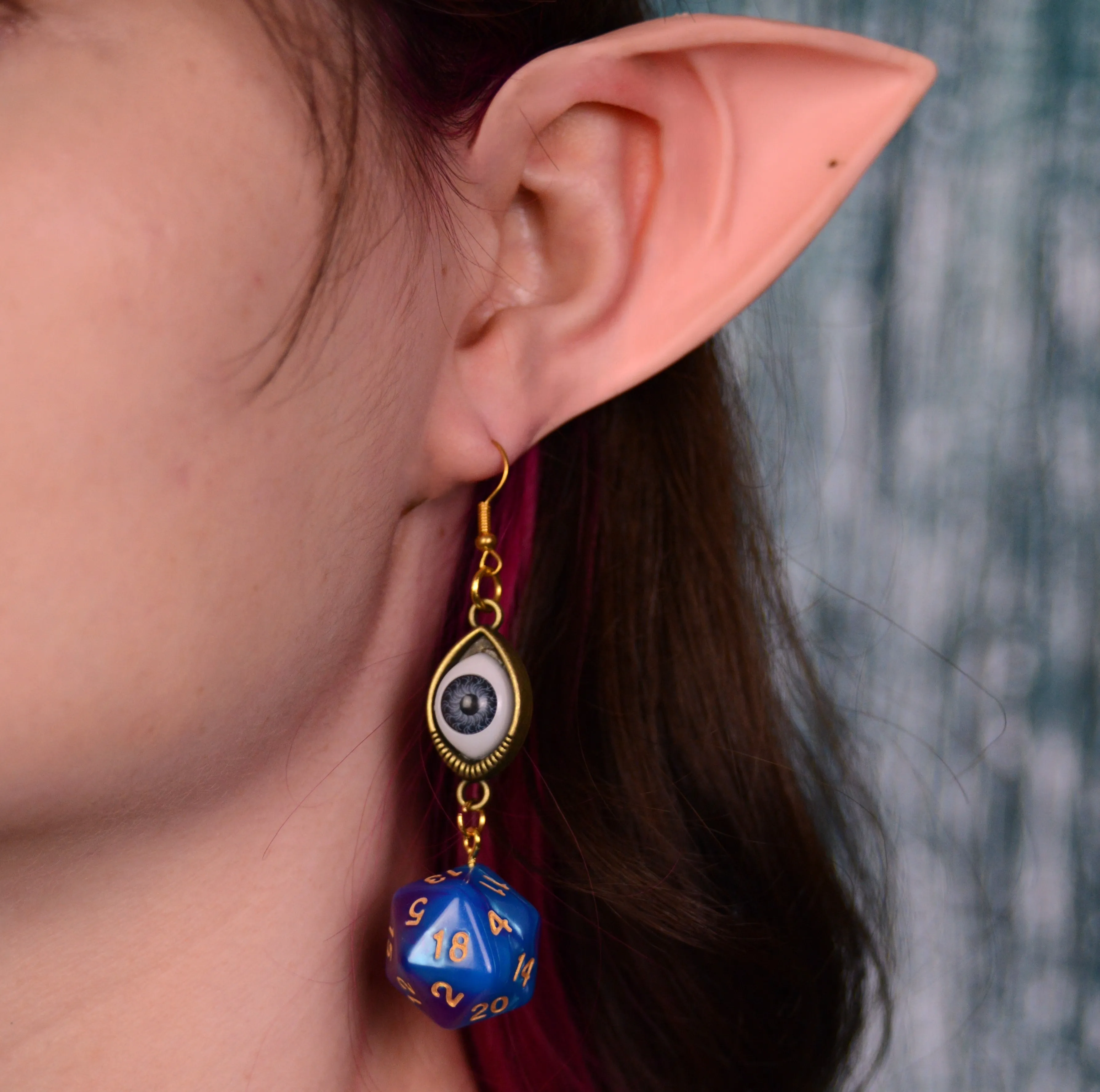 CUSTOM DND EARRINGS- MAGIC   MYSTIC