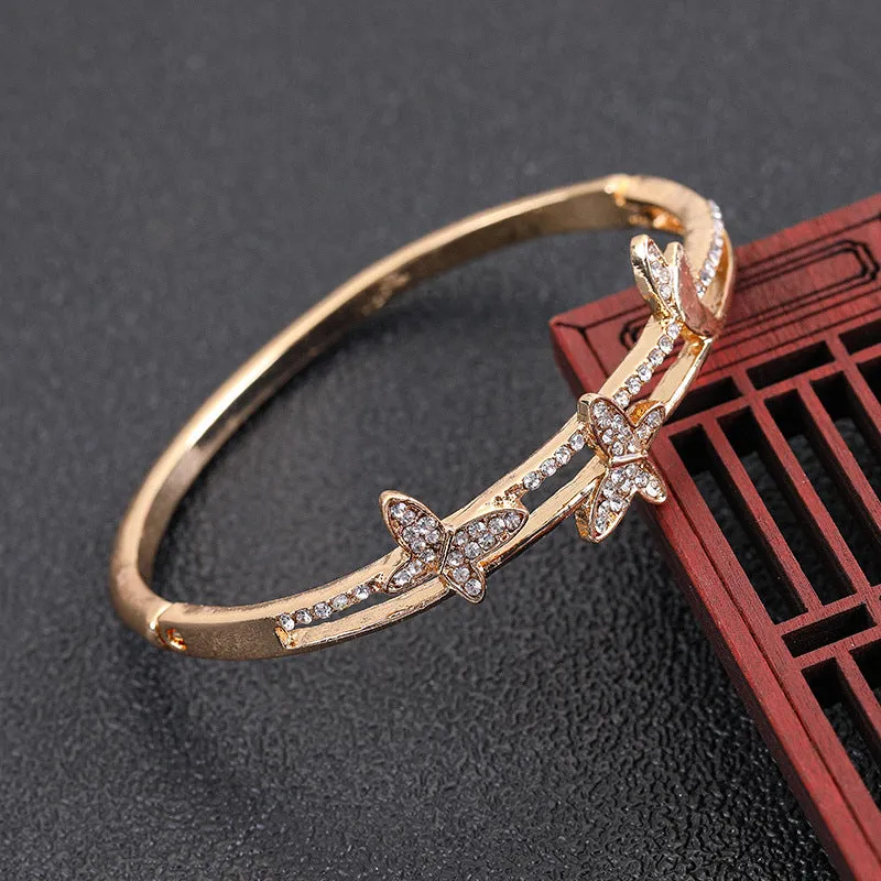 Diamond-encrusted Zircon Bracelet Hipster Femininity Fashion Simple