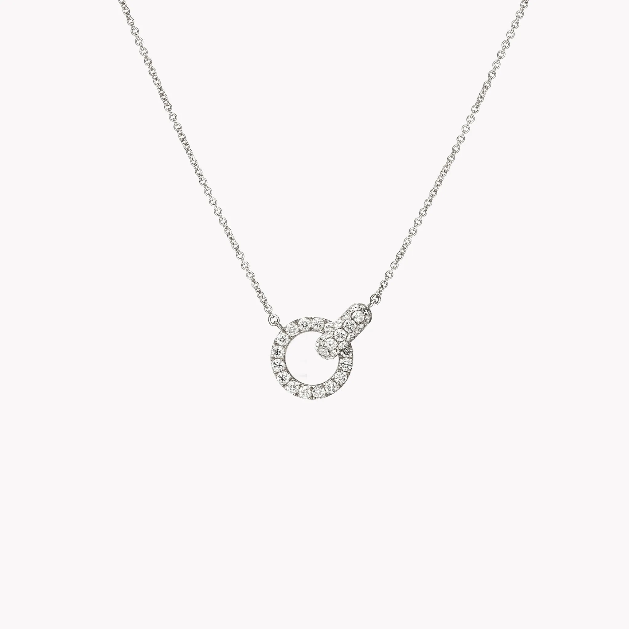 Diamond Knot Necklace