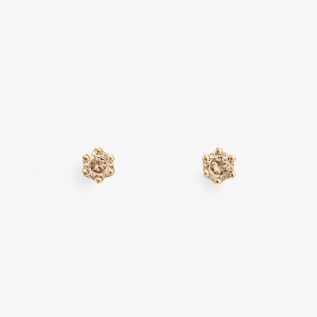 E1901BR | Baby Brown Diamond Studs