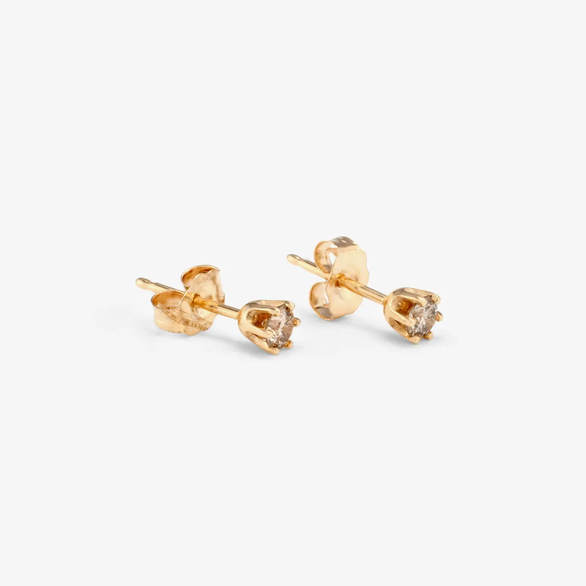 E1902BR | 3mm Brown Diamond Studs