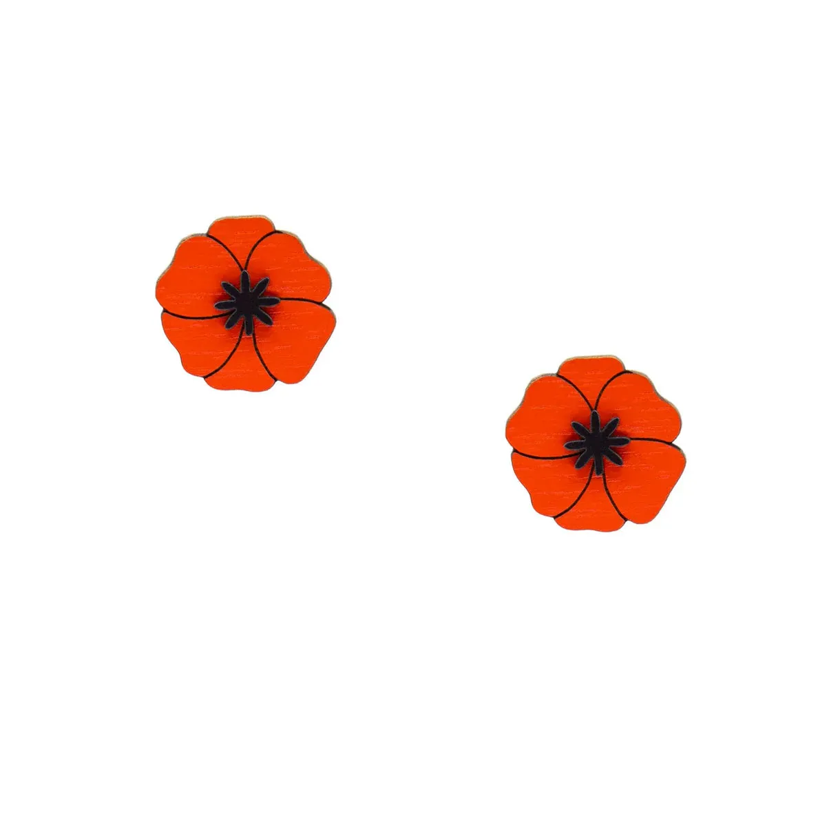 Earrings | Elegant Poppy