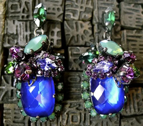 Erickson Beamon Bosa Nova Earring - Purple Custom