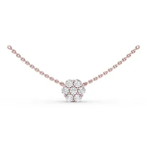 Fana Floral Diamond Necklace