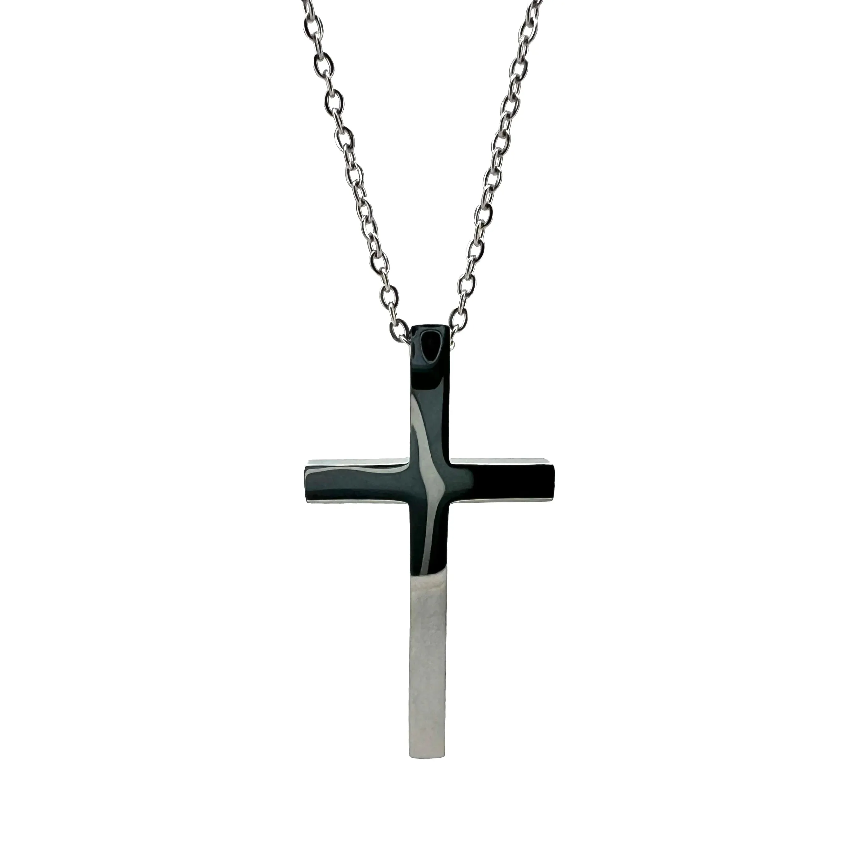 Farruco Crucifix Pendant with Link Chain