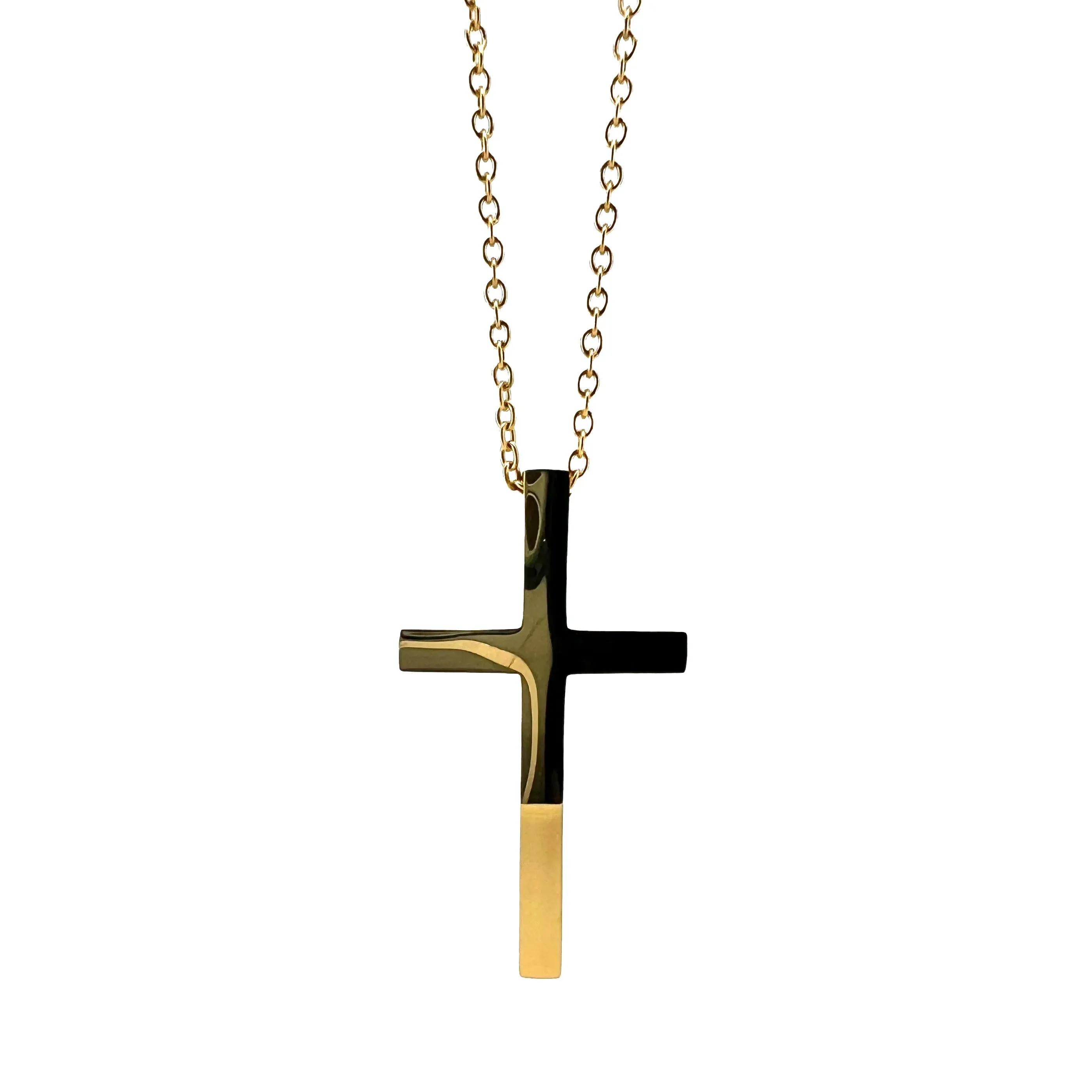 Farruco Crucifix Pendant with Link Chain