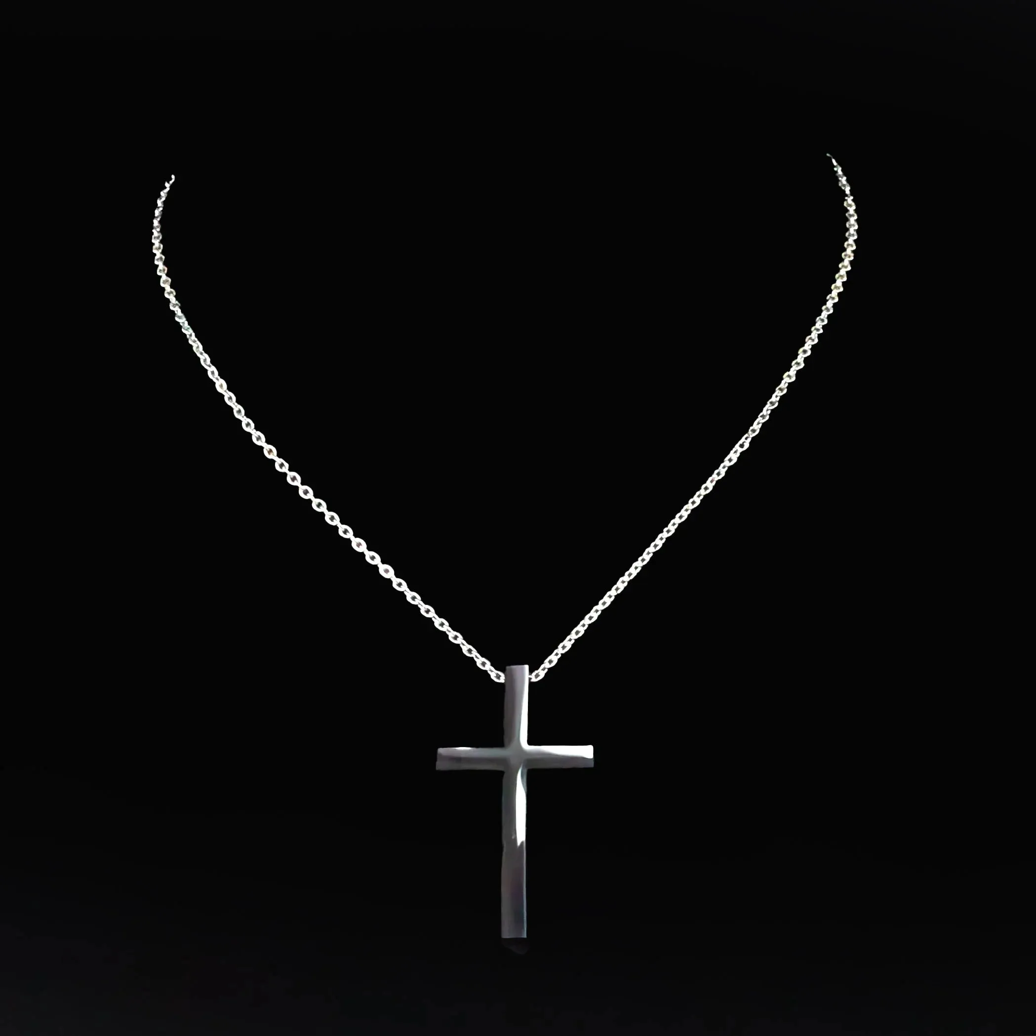 Farruco Crucifix Pendant with Link Chain