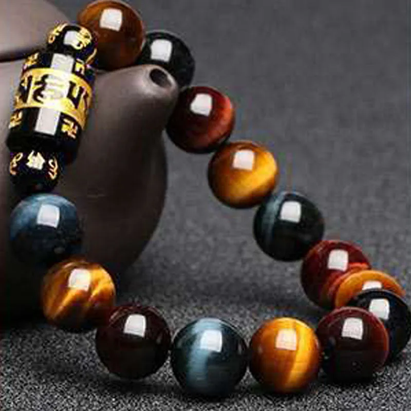 Fashion Simple Retro Obsidian Men's Bracelet