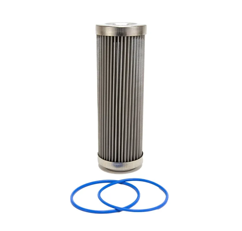 FUELAB 71812 Fuel Filter Replacement Element 6 inch 40 micron Stainless Steel