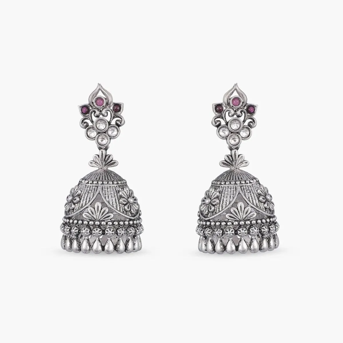 Gitali Kundan Jhumka Earrings