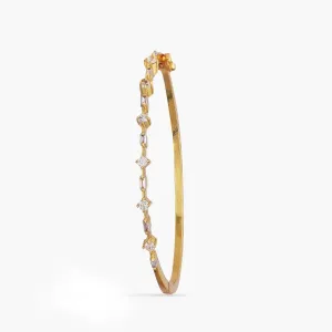 Glittering Simple Baguette CZ Bracelet