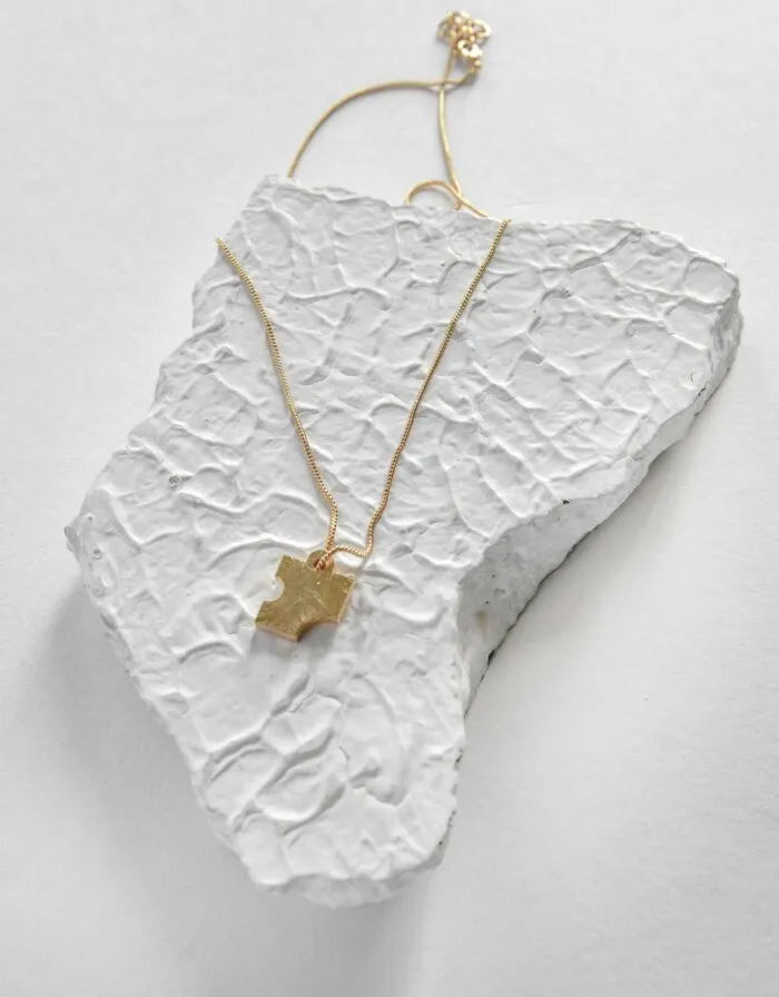 Gold Brass Necklaces-Luz