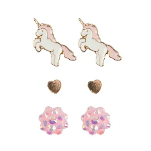 Great Pretenders Boutique Unicorn Studded Earrings