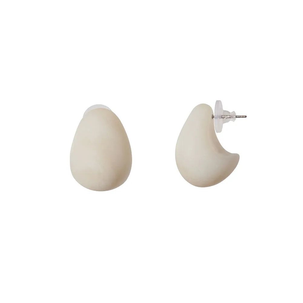 Homaica Frosted Teardrop Earrings