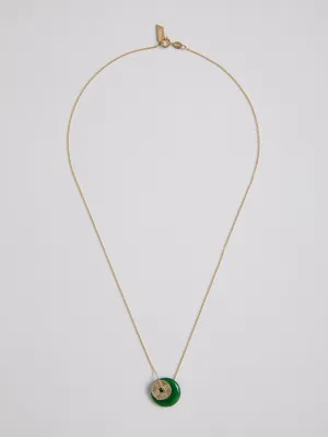 Jade Coin Necklace X Fong Min Liao