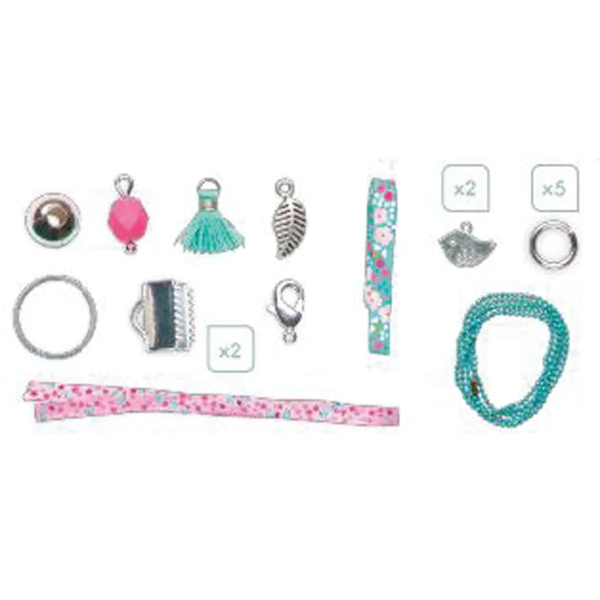 Janod-Flower Ribbon Jewellery Kit