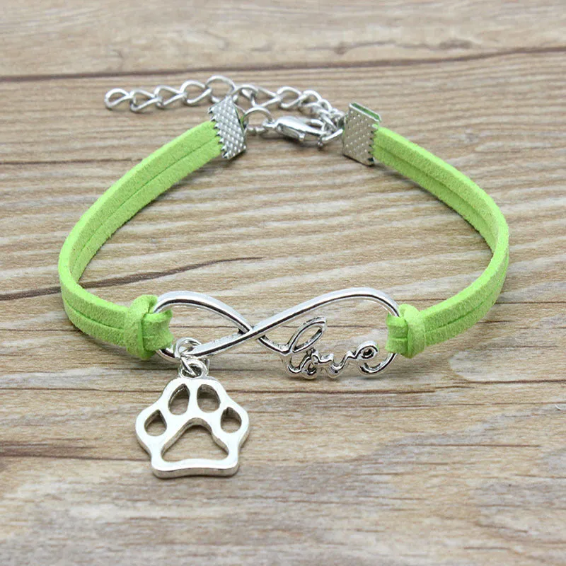 Jewelry Simple Style Hand-woven Infinite Love Pet Bracelet