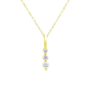 Journey Diamond Necklace 1/4ct