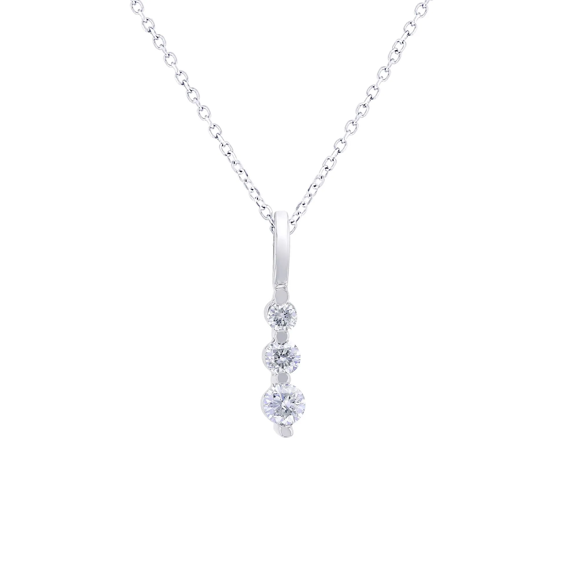 Journey Diamond Necklace 1/4ct