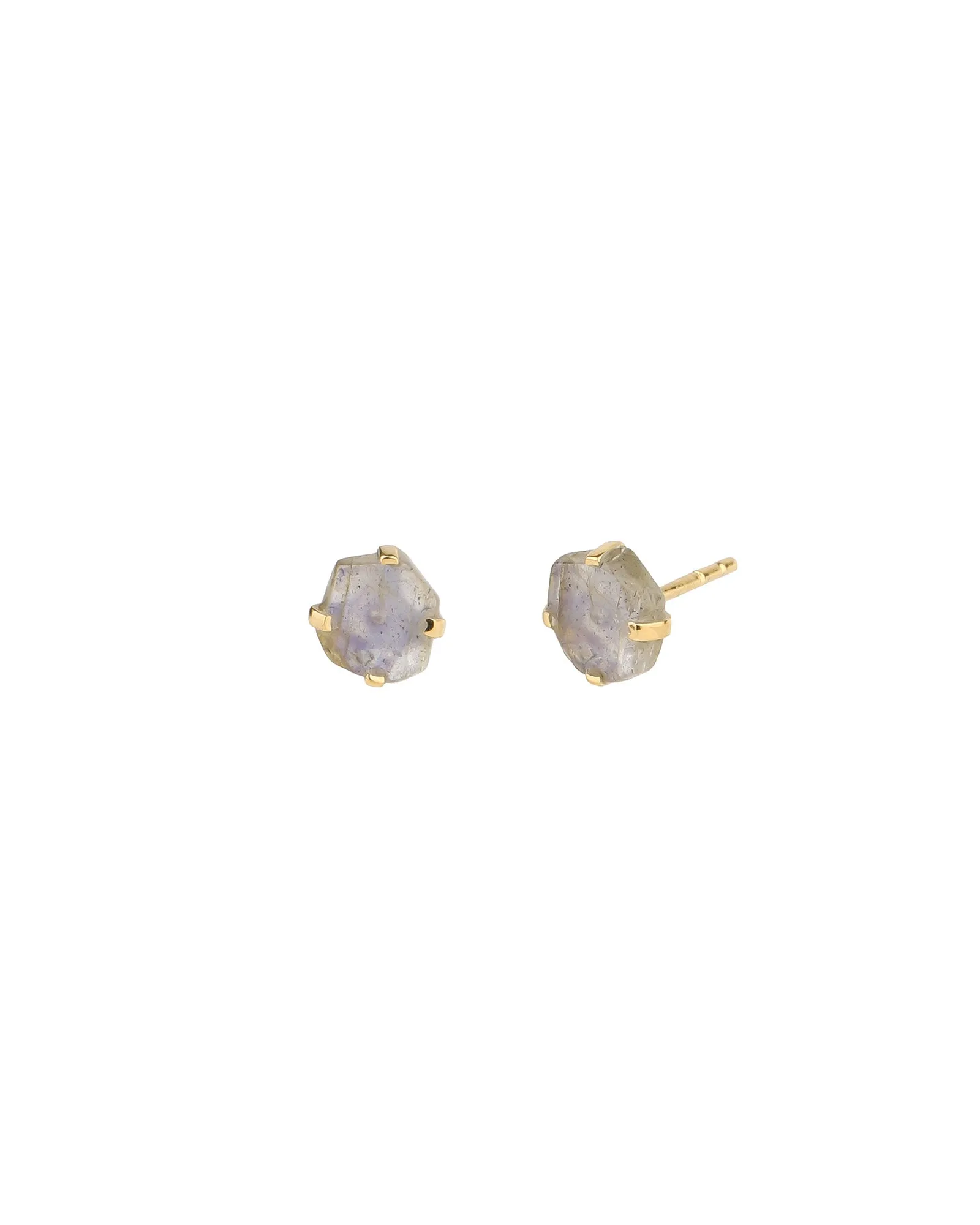 Labradorite Prong Studs