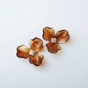 Maxi Bloom Flower stud earrings custom made