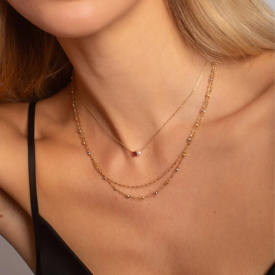 Merino Necklace - Solid Gold