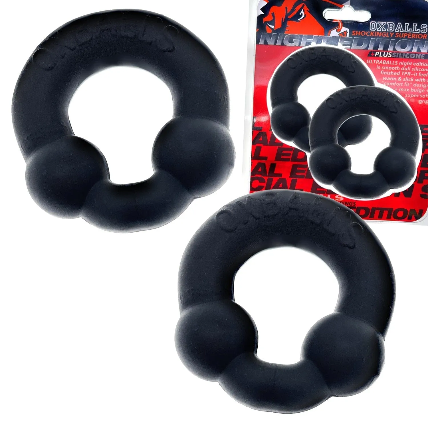 Oxballs Ultraballs Cock Ring Set Special Edition Night