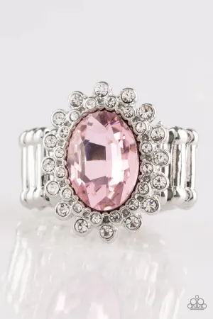 Paparazzi Ring ~ Castle Chic - Pink